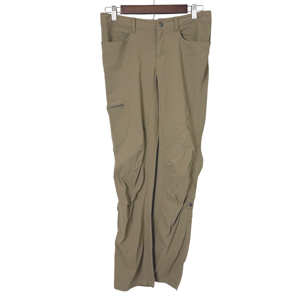 Patagonia Quandary Hiking Pants Womens 6Tan Roll Up Convertible Cargo Gorpcore